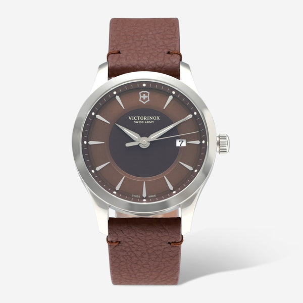 Victorinox Alliance Brown Stainless Steel Swiss Quartz Men's Watch 241805
