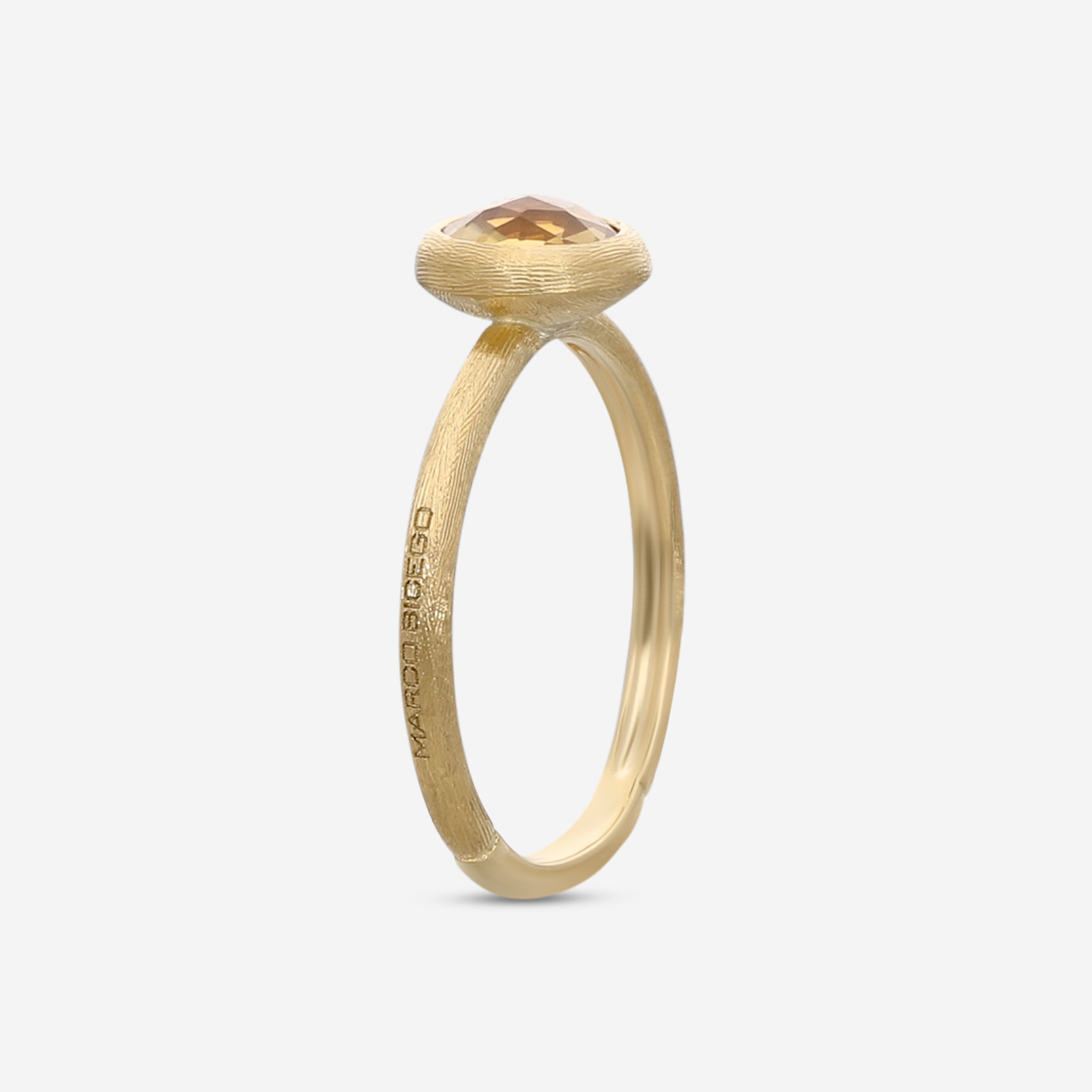 Marco Bicego Jaipur 18K Yellow Gold Yellow Quartz Statement Ring Sz. 6 AB471_QG01_Y_02