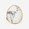 Marco Bicego Lunaria 18K Yellow Gold Howlite Signet Ring Sz. 7 AB564_HO01_Y_02