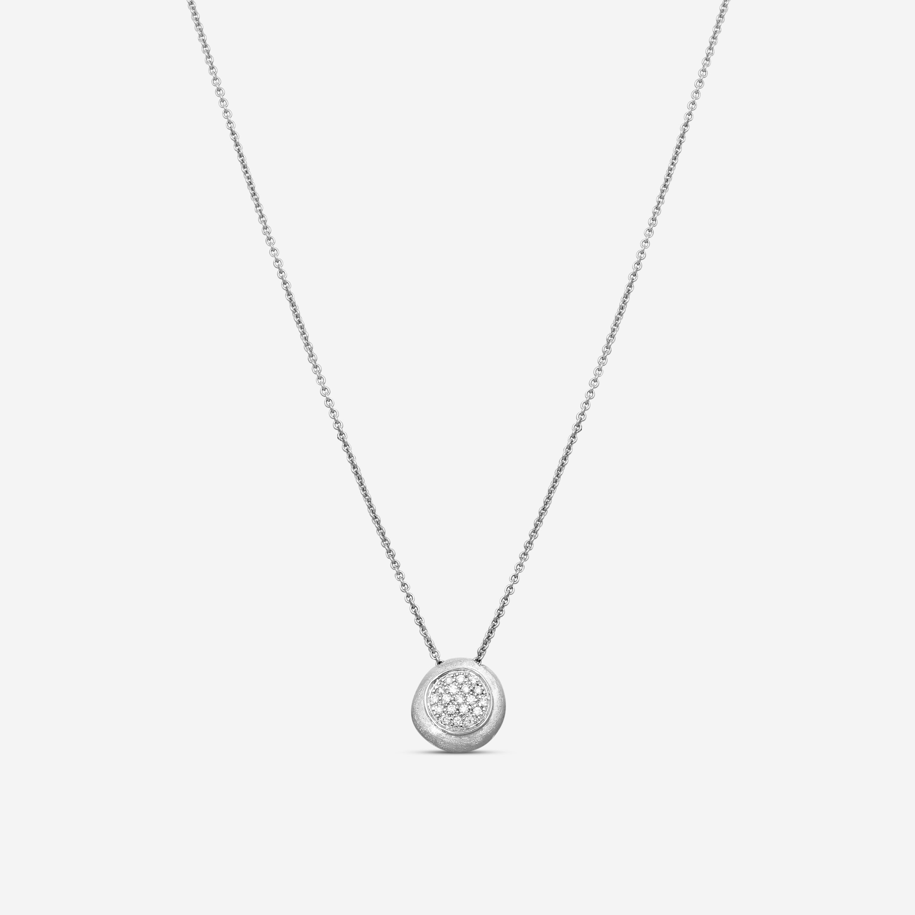 Marco Bicego Jaipur Link 18K White Gold Diamond Pendant Necklace CB1809_B_W_02