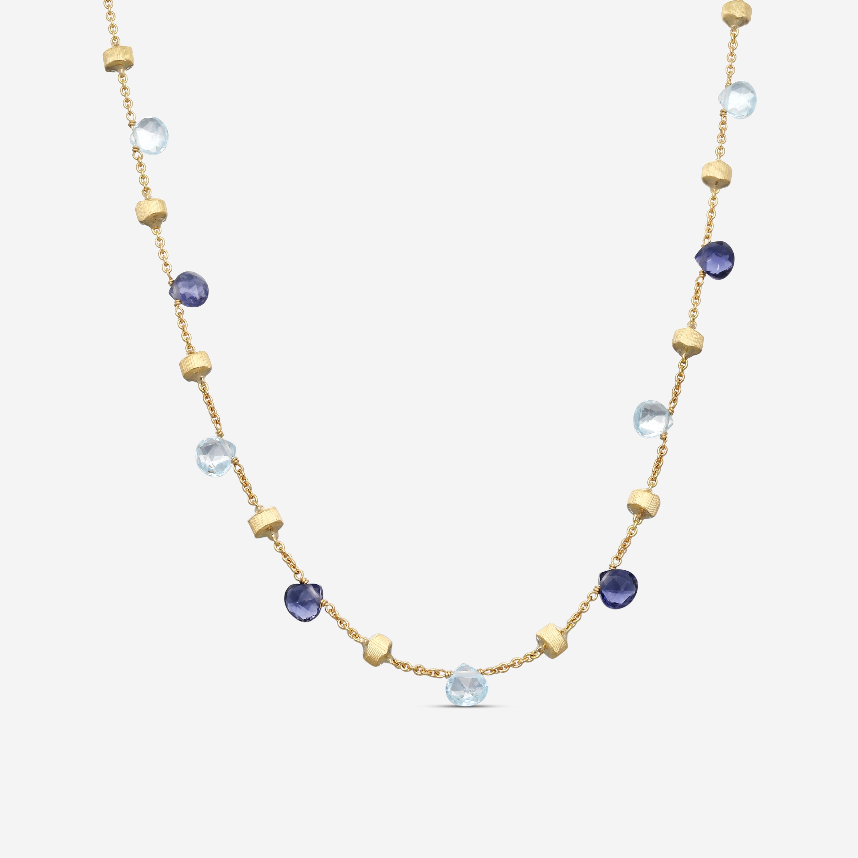 Marco Bicego Paradise 18K Yellow Gold Topaz & Iolite Necklace CB1155_MIX240_Y_02