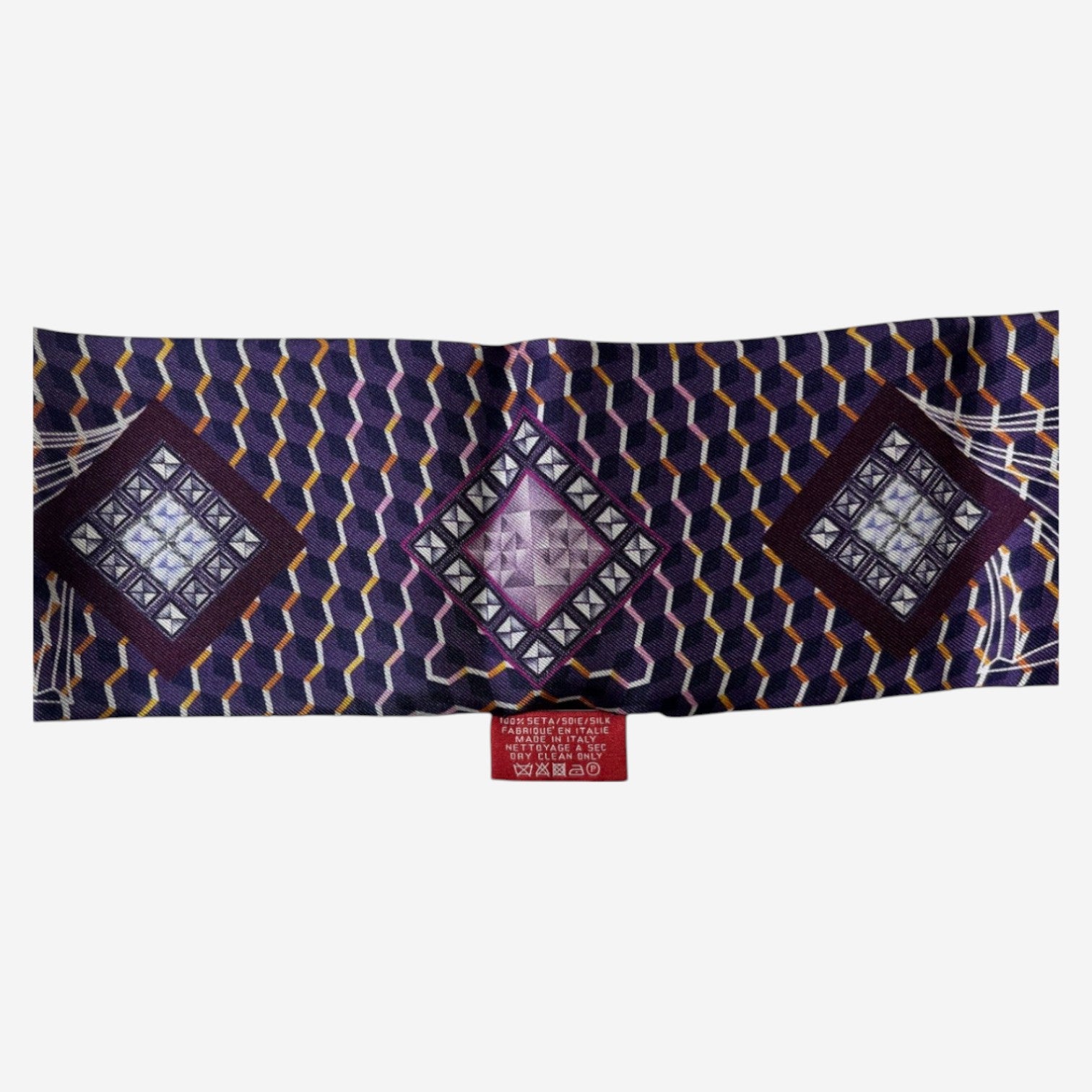 Baccarat Louxor Twill Silk Purple Hair Band 2810800 - THE SOLIST