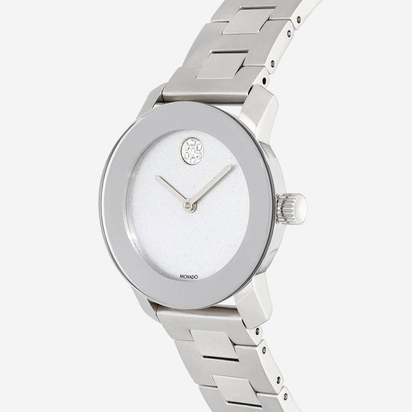 Movado Bold Trend Stainless Steel Silver Dial Quartz Ladies' Watch 3600568