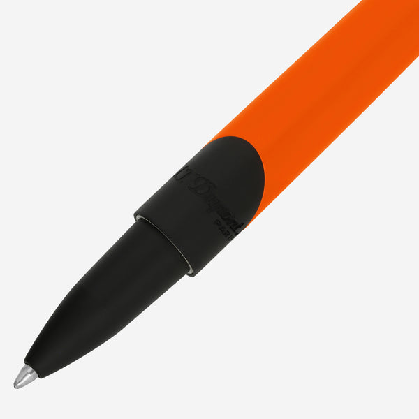 S.T. Dupont Defi Millenium Neon Orange Matte Black Lacquer Rollerball Pen 402034