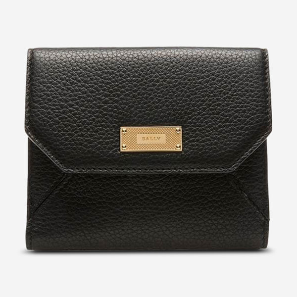Bally Lorel Suzy Women's Black Leather Wallet 6224602