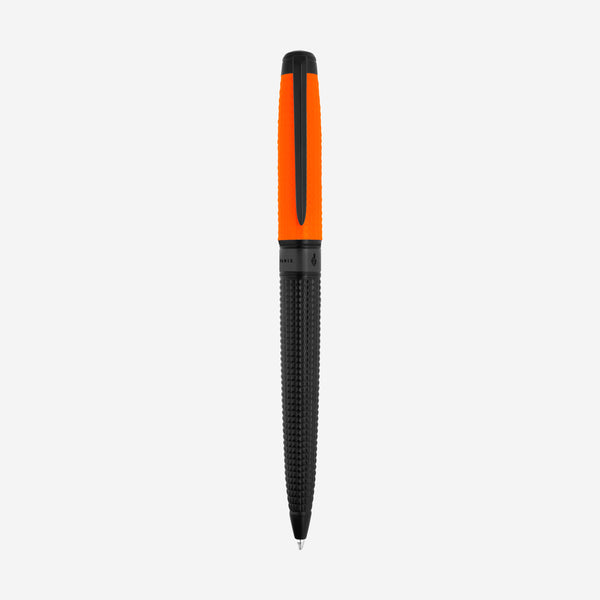 S.T. Dupont Line D Eternity Fluo Neon Orange Matte Black Lacquer Ballpoint Pen 425034L