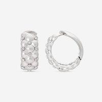 Zydo 18K White Gold Grey Diamond Cushion Earrings M22