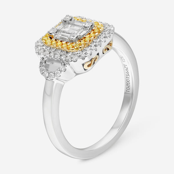 Gregg Ruth 14K Gold, White Diamond 0.45ct. tw. and Fancy Yellow Diamond Engagement Ring Sz. 6.75 52881 - THE SOLIST