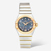 Omega Constellation 18K Rose Gold and Steel Tahiti Mother Of Pearl Automatic Ladies Watch 123.25.27.20.57.006 - THE SOLIST