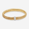 Roberto Coin Primavera 18K Yellow & White Gold Diamond Bangle Bracelet 557716AJBAX0 - THE SOLIST