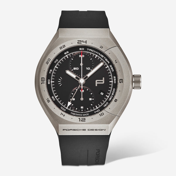 Porsche 'Monobloc Actuator' GMT Chronograph Titanium Men's Automatic Watch 6030.6.02.001.05.2