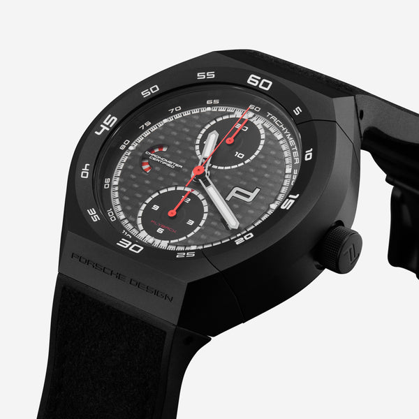 Porsche 'Monobloc Actuator' Chronograph Flyback Limited Edition Titanium Men's Automatic Watch 6033.6.01.009.06.2