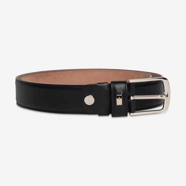 Bally Doylle Men's Black Leather 110cm Belt 6214932