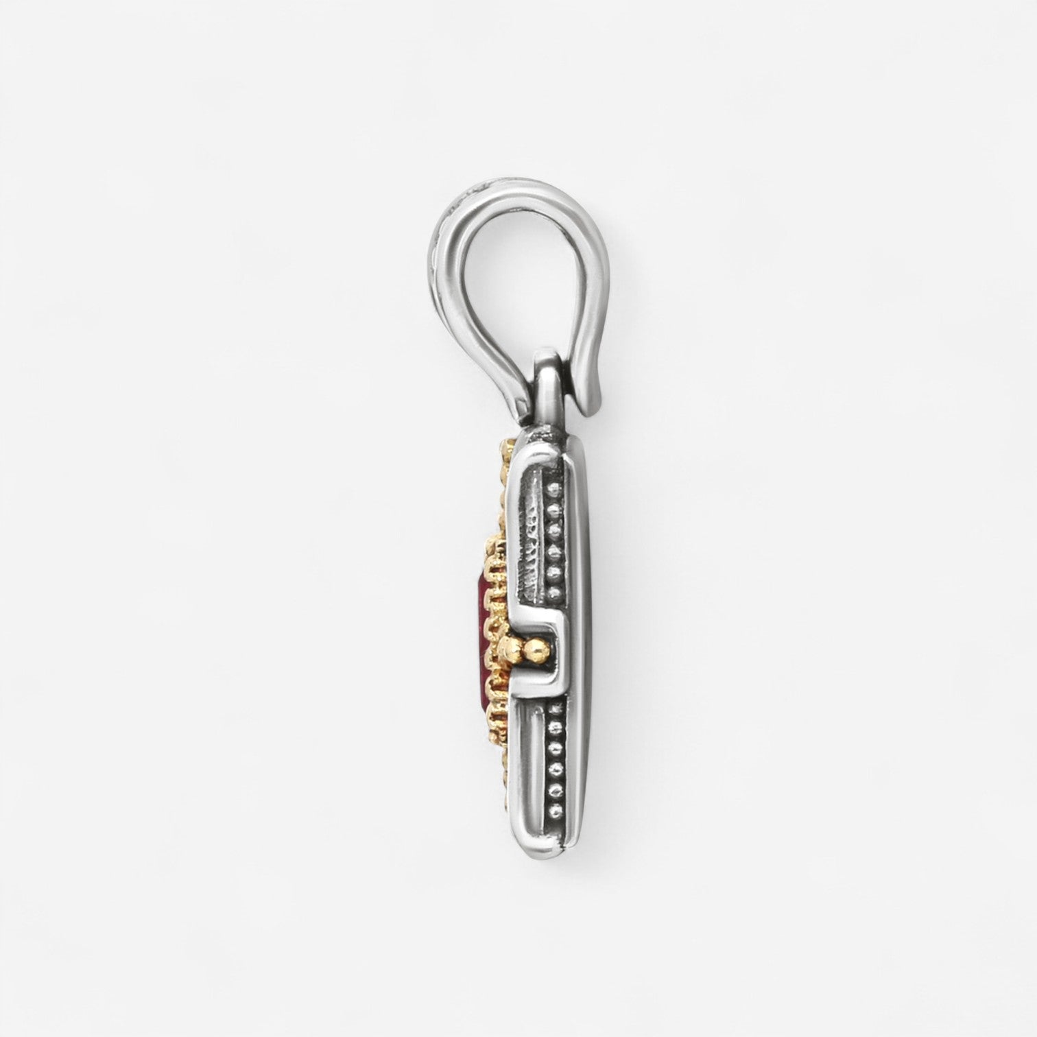 Konstantino Dome Sterling Silver & 18K Yellow Gold Corundum Pendant MEKJ736-538 - THE SOLIST