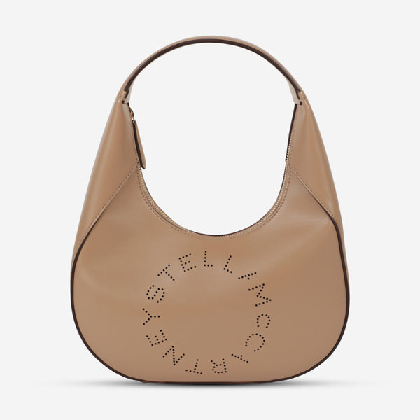 Stella McCartney Women's Camel Logo Hobo Shoulder Bag 700269-W8542-2600