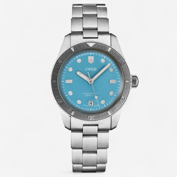 Oris Divers Sixty-Five Stainless Steel Automatic Ladies Watch 73377714055MB