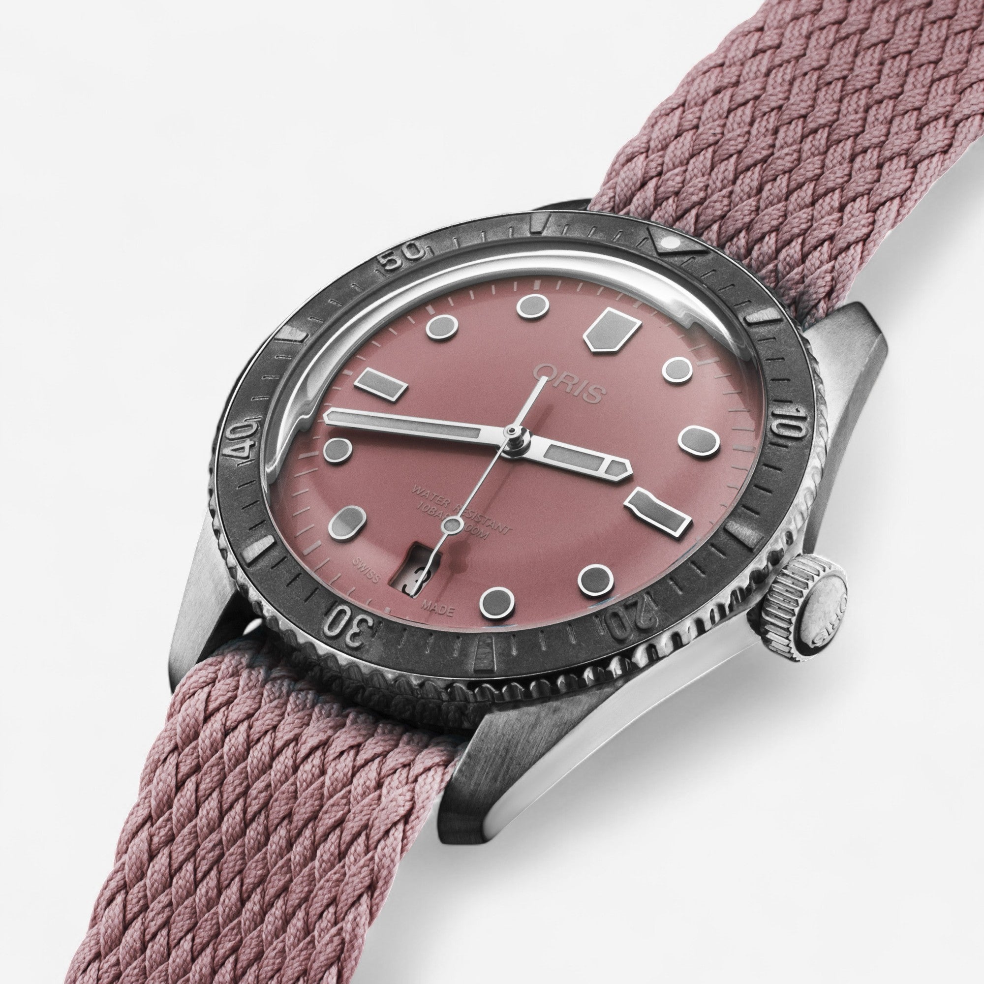 Oris Divers Sixty-Five Stainless Steel Automatic Ladies Watch 73377714058LS - THE SOLIST