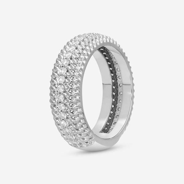 Roberto Coin Opera 18K White Gold Diamond Band Ring 7772779AW80X - THE SOLIST