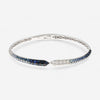 Alberto Milani Ombre 18K White Gold Diamond & Blue Sapphire Cuff Bracelet G0068E
