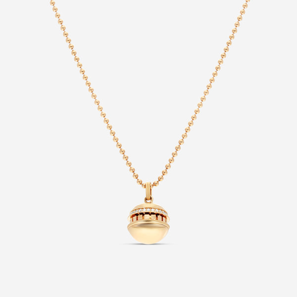 Roberto Coin Mosaic 18K Rose Gold Diamond Pendant Necklace 8883551AX17X - THE SOLIST