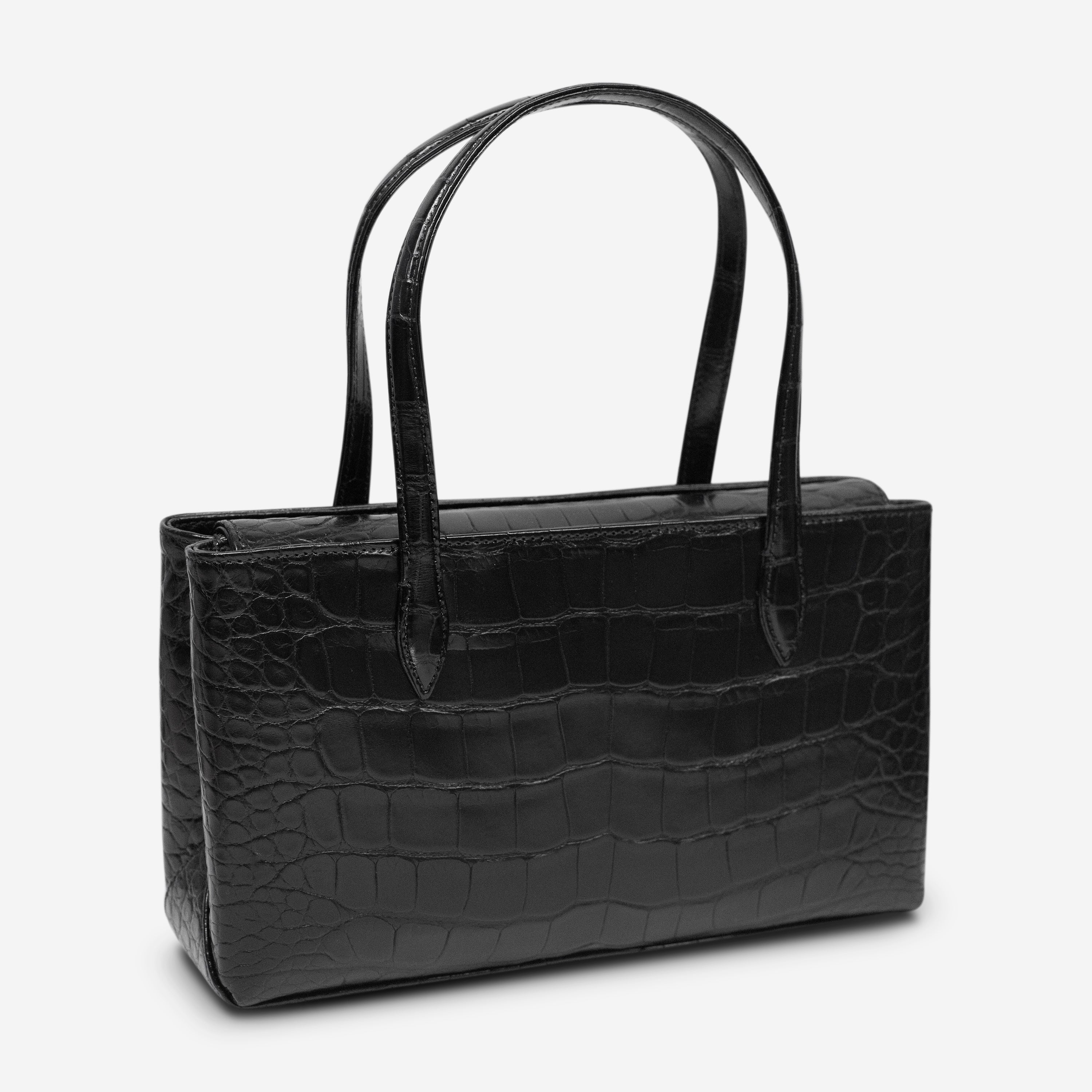 Chopard Jour Impériale Mini Black Alligator Leather Bag 95000-0341 - THE SOLIST