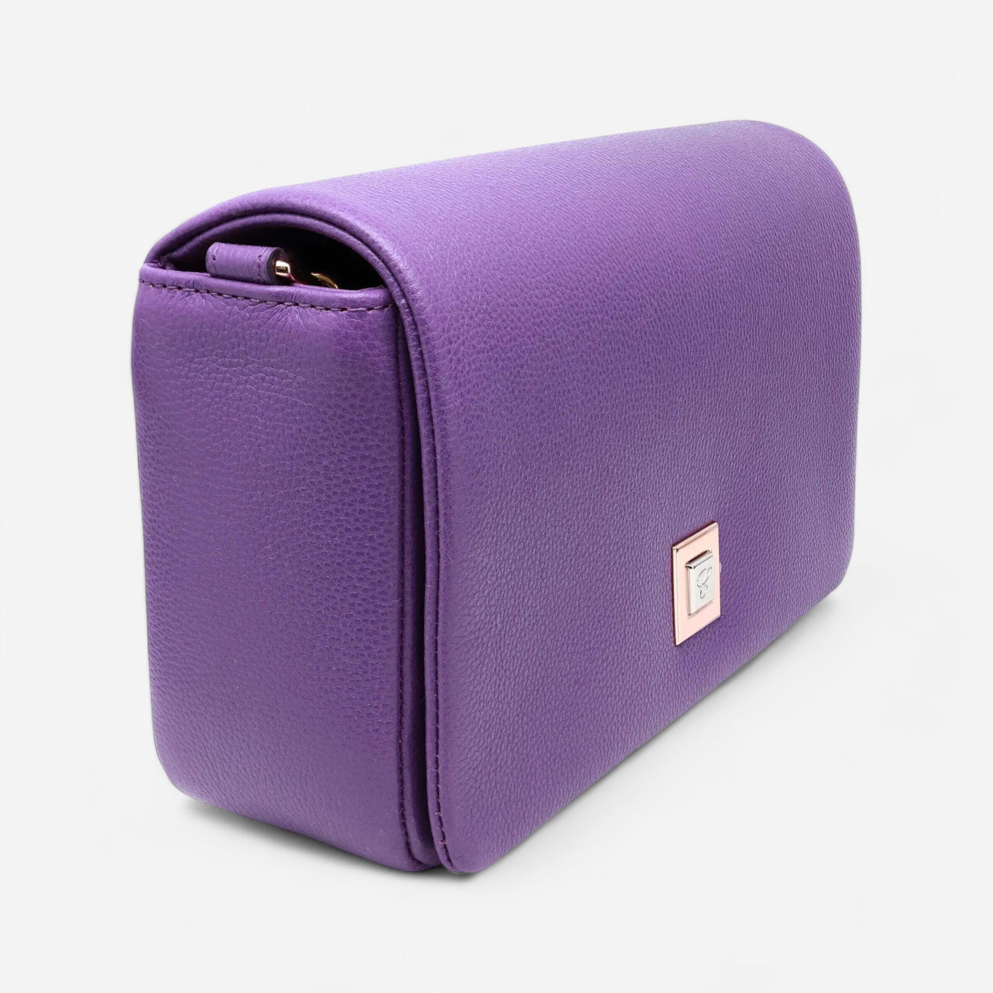 Chopard Ice Cube Purple Leather Shoulder Bag 95000-1174 - THE SOLIST