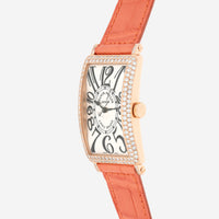 Franck Muller Long Island 18K Rose Gold Diamond Automatic Women's Watch 957SCATFODa