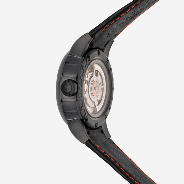 Perrelet Turbine Helvetia Black DLC Stainless Steel Automatic Men's Watch A4037/1