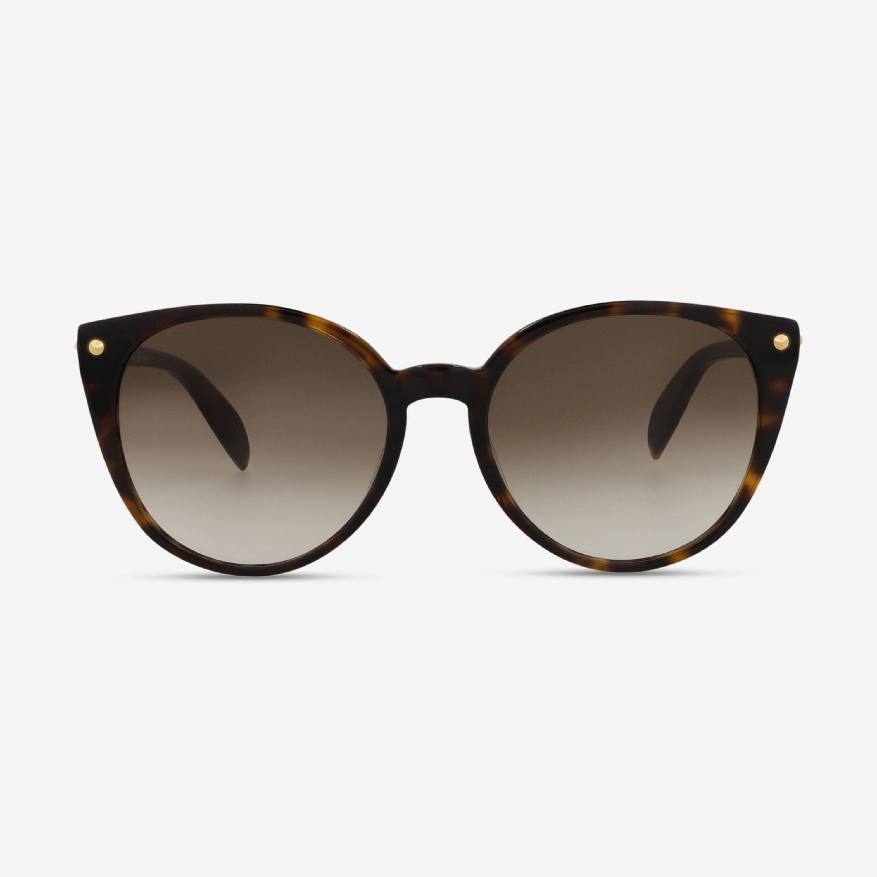 Alexander Mcqueen Round Acetate 55 mm Ladies Sunglasses AM0130S-30002577002 - THE SOLIST