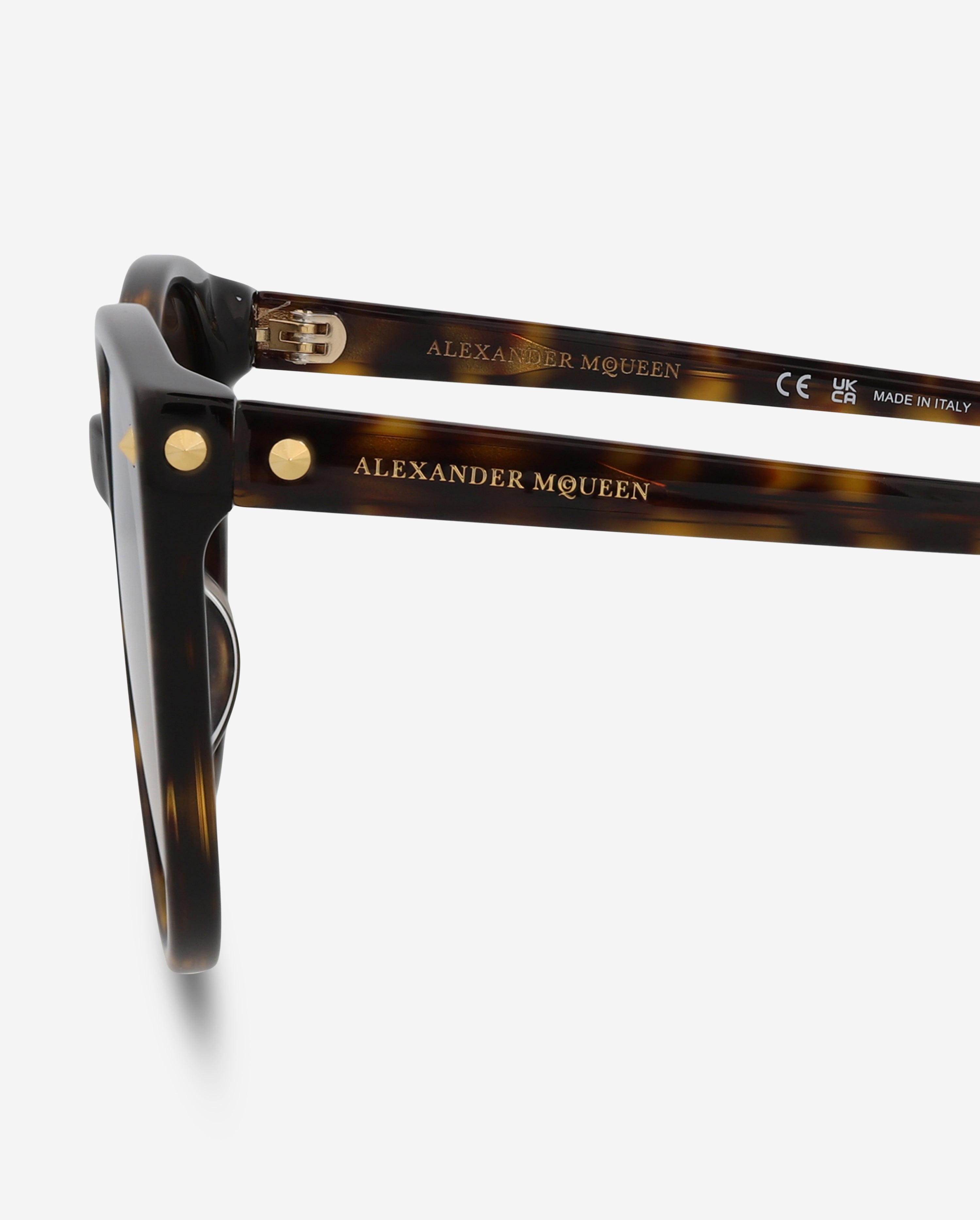 Alexander Mcqueen Round Acetate 55 mm Ladies Sunglasses AM0130S-30002577002 - THE SOLIST