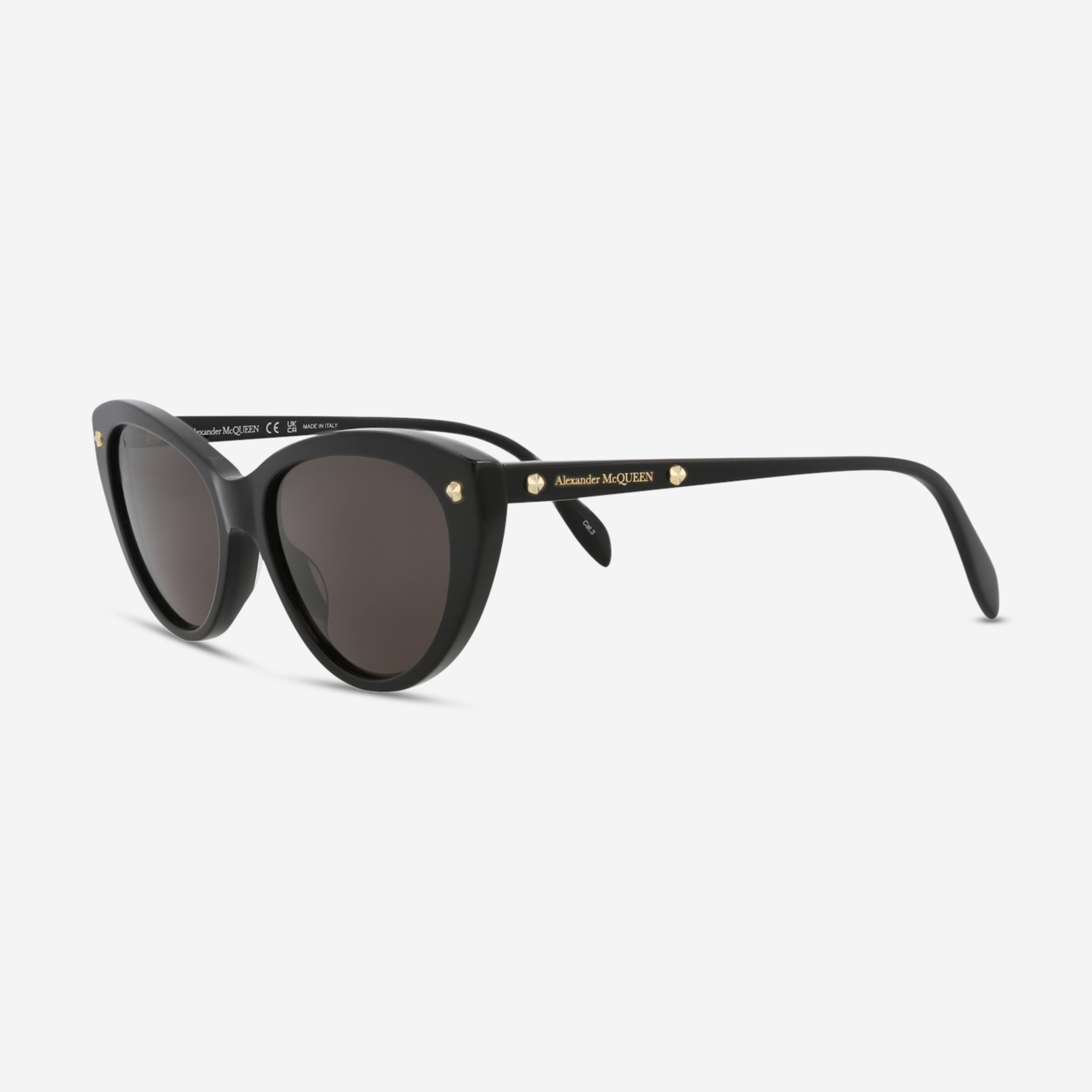 Alexander Mcqueen Cat Eye Acetate 55 mm Ladies Sunglasses AM0189S-30006850001 - THE SOLIST
