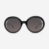Alexander Mcqueen Cat Eye Acetate & Metal 54 mm Ladies Sunglasses AM0224S-30008053001 - THE SOLIST