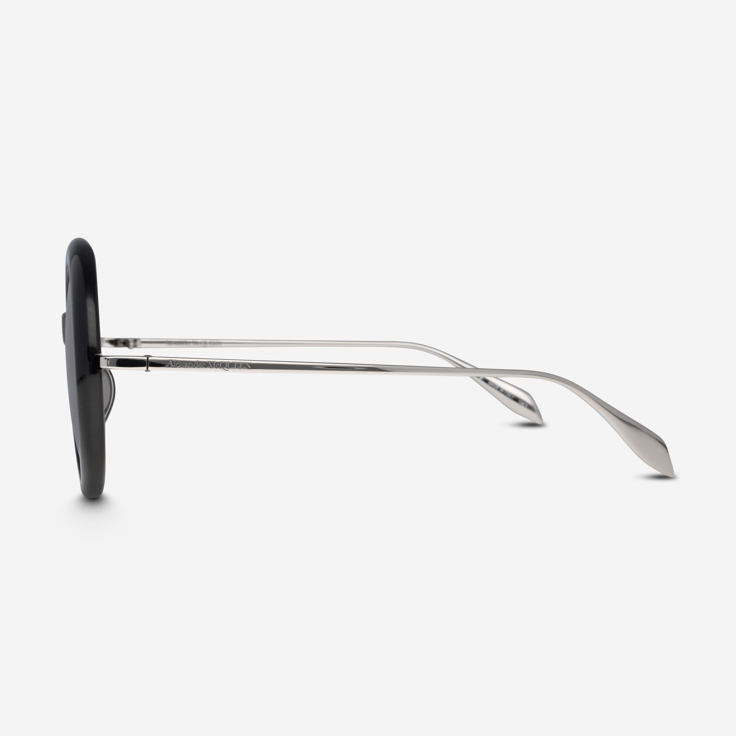 Alexander Mcqueen Cat Eye Acetate & Metal 54 mm Ladies Sunglasses AM0224S-30008053001 - THE SOLIST