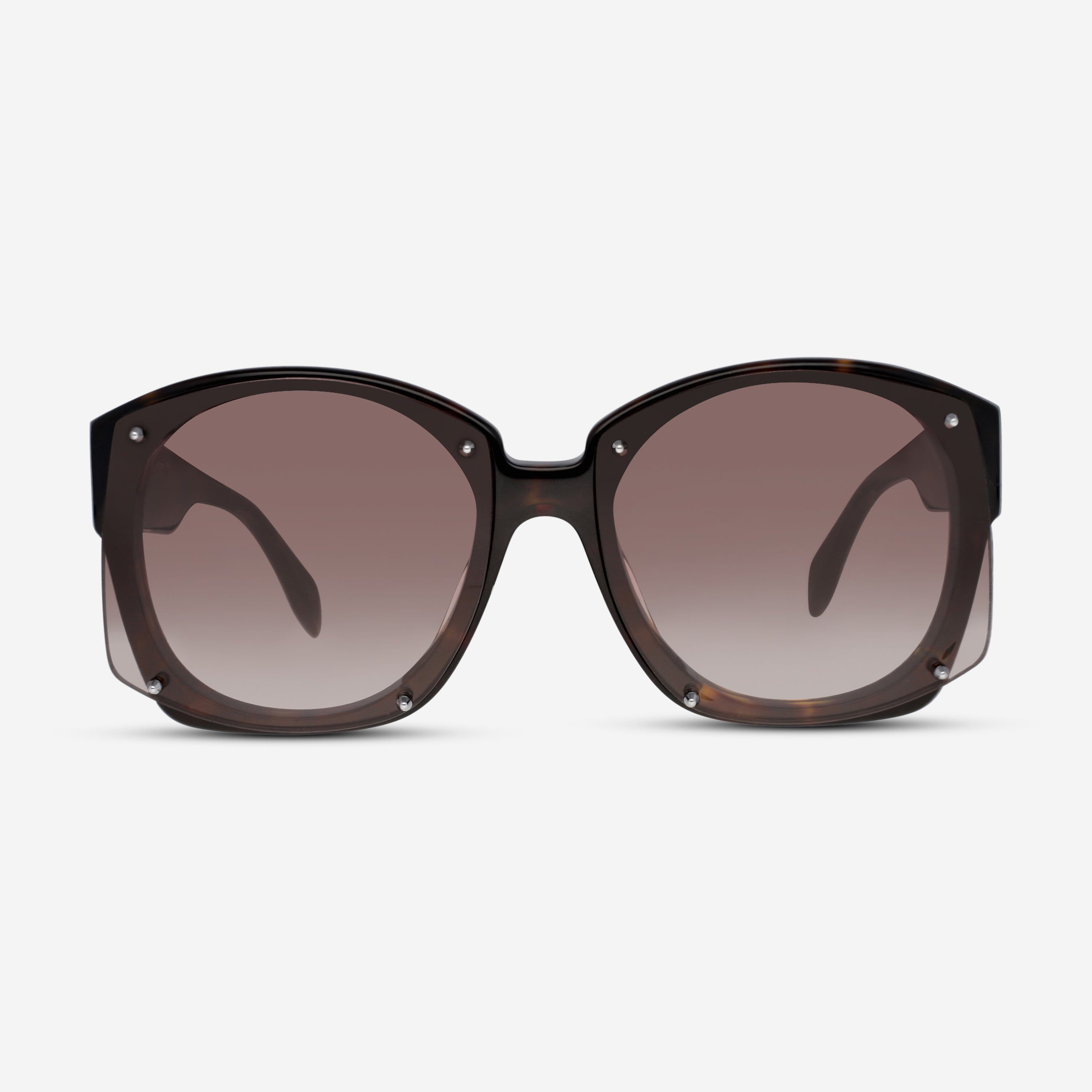 Alexander Mcqueen Icons Square Acetate 61 mm Ladies Sunglasses AM0334S-30011470002 - THE SOLIST