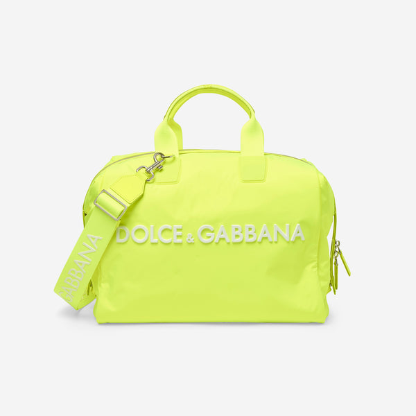 Dolce & Gabbana Neon Yellow Nylon Holdall Bm1739B58698G240 - THE SOLIST