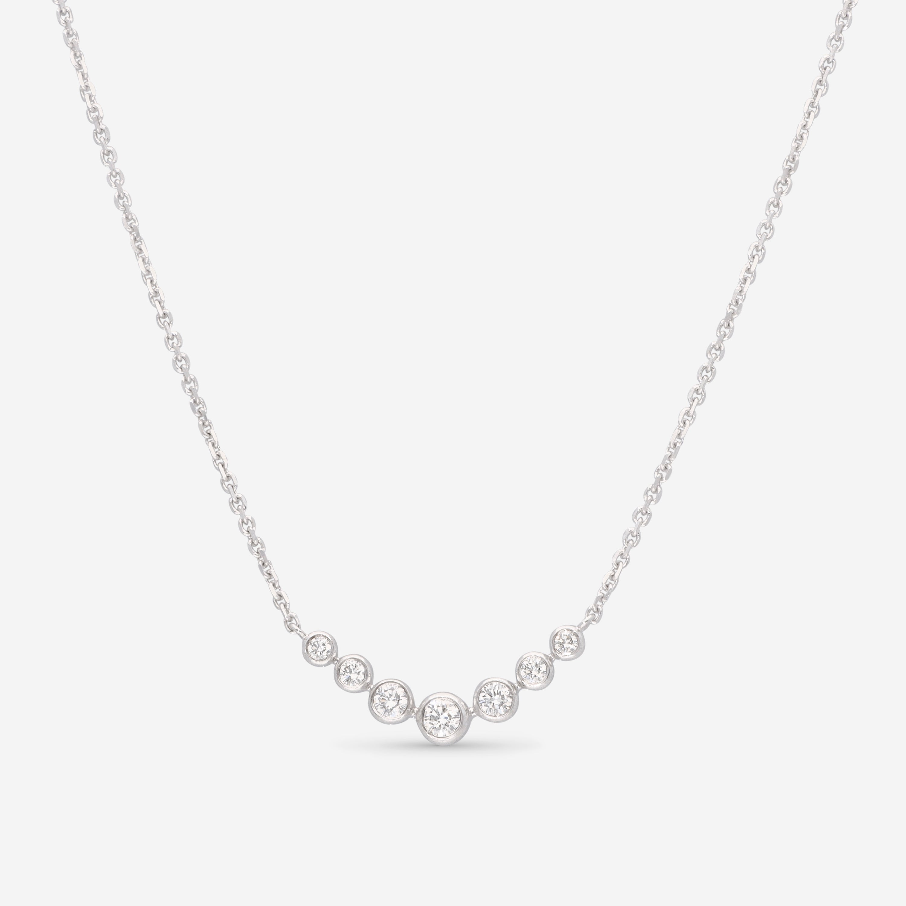 Ina Mar 18K White Gold, Diamond Pendant Necklace IMKGK23