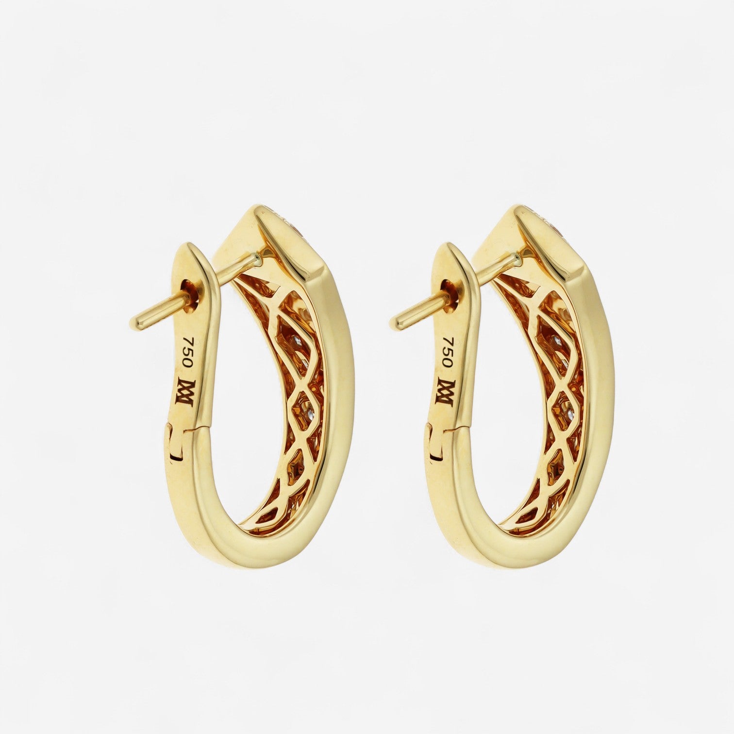 Alberto Milani 18K Yellow Gold Diamond Earrings E0172E
