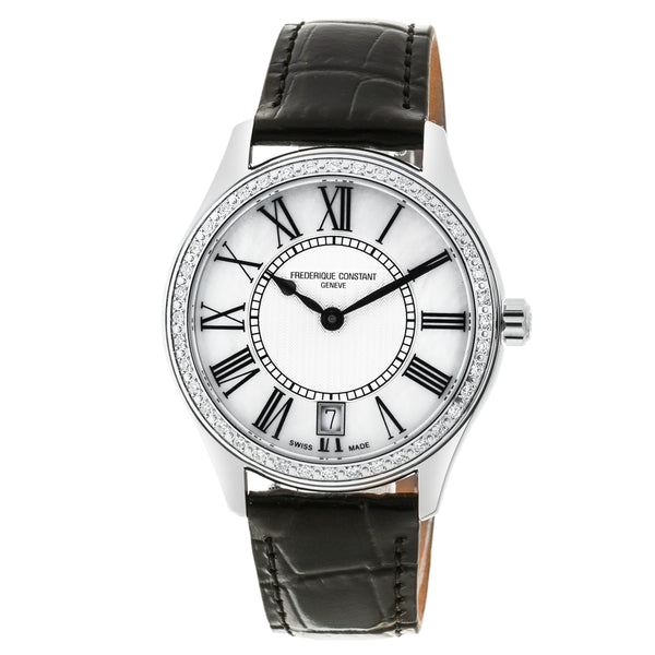 Frederique Constant Classics Diamond Stainless Steel Quartz Women's Watch