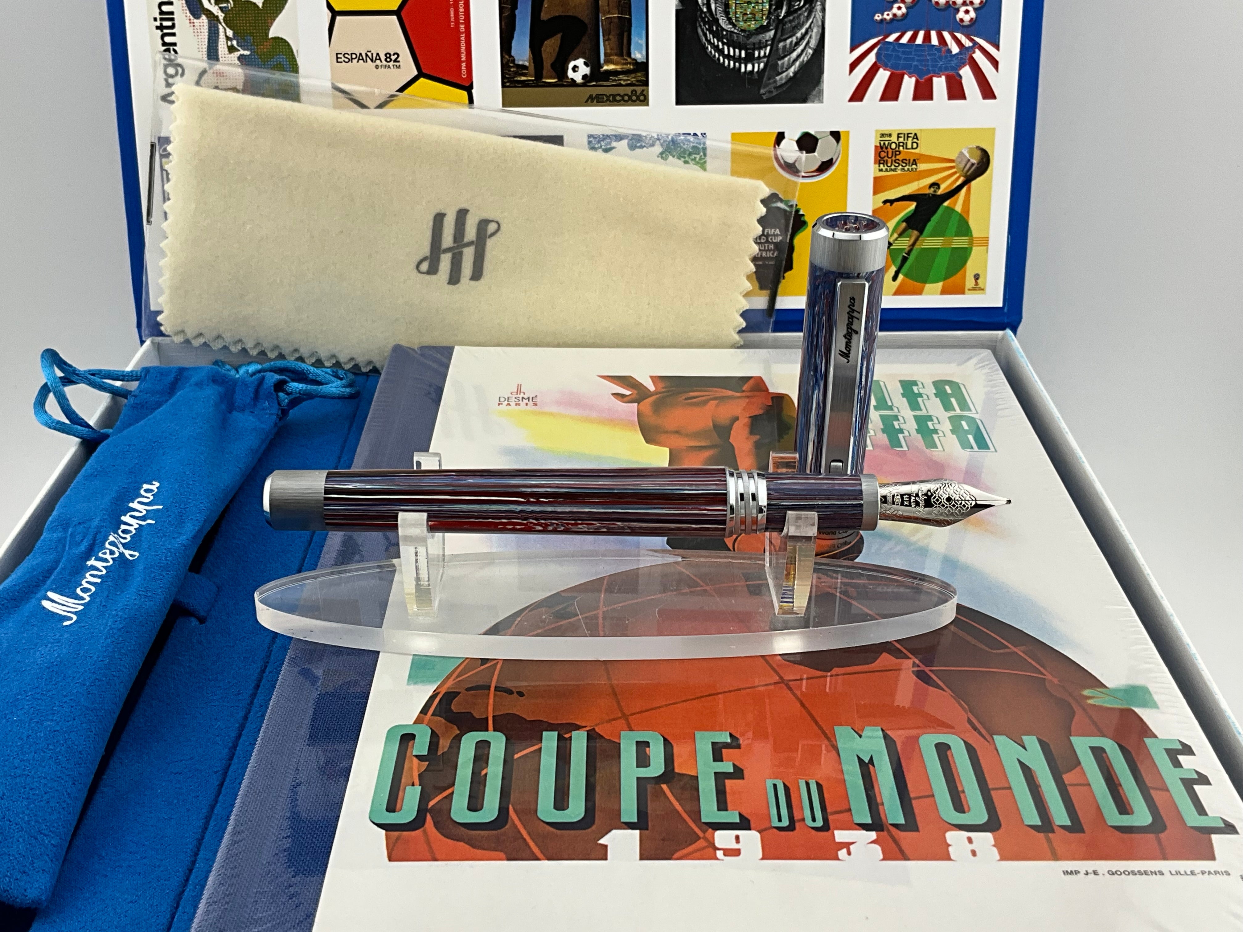Montegrappa FIFA Classics France Multicolor Resin Fountain Pen (F) ISZEF24P_F - THE SOLIST