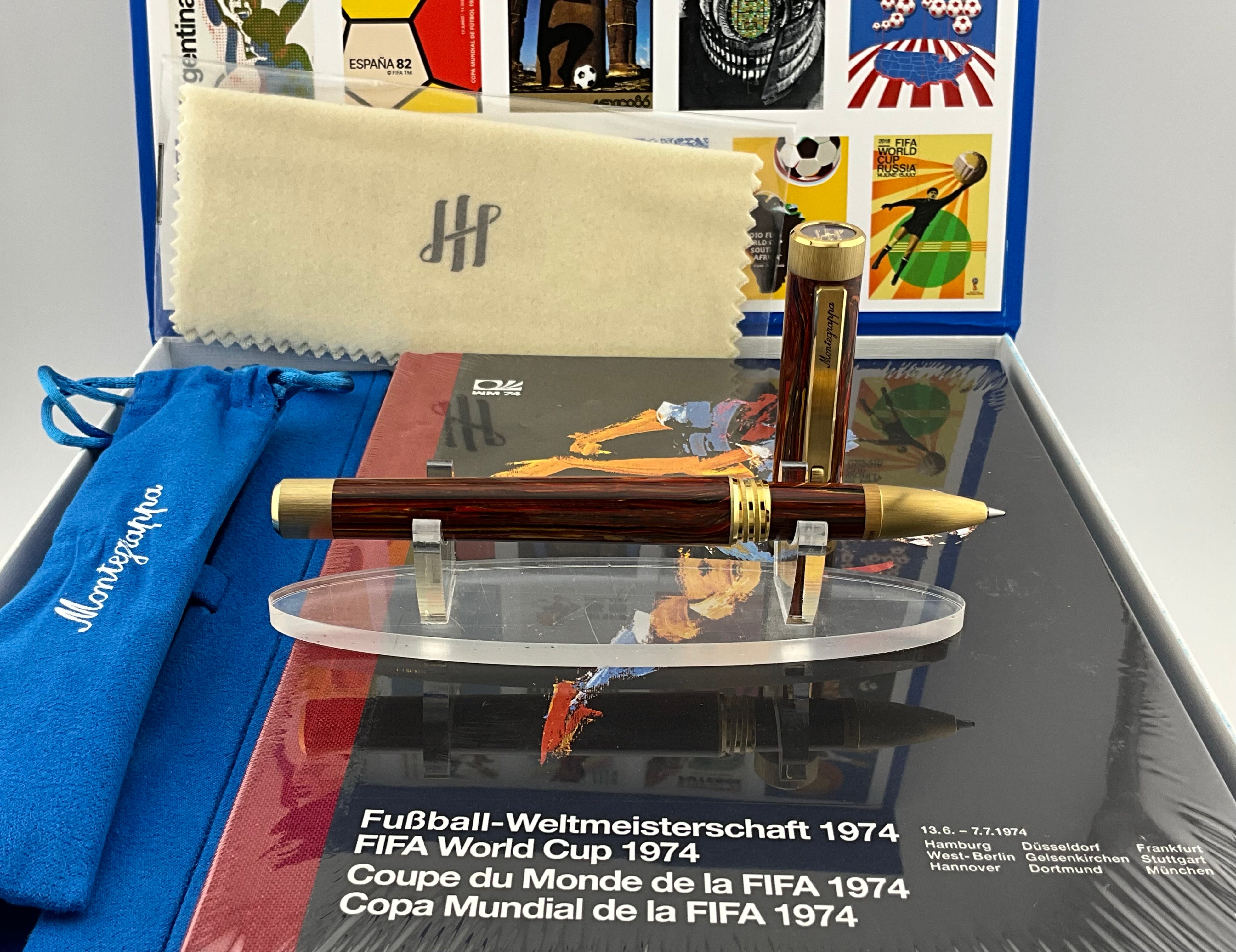Montegrappa FIFA Classics Germany Red Resin Rollerball Pen ISZEFRIY_G - THE SOLIST