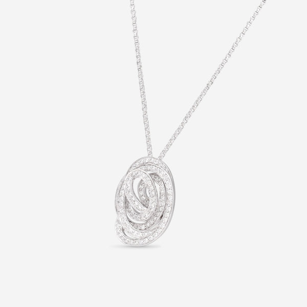 Giloro 18K White Gold Diamond Pendant Necklace GI0474-170 - THE SOLIST