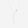 Giloro 18K White Gold Diamond Lariat Necklace P4647-108 - THE SOLIST