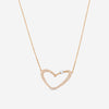Gübelin 18K Rose Gold Diamond Heart Collier Pendant 42G-1154 - THE SOLIST