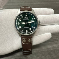 IWC Big Pilot's Green Dial Dial 46mm Stainless Steel Automatic Men's Watch IW501015