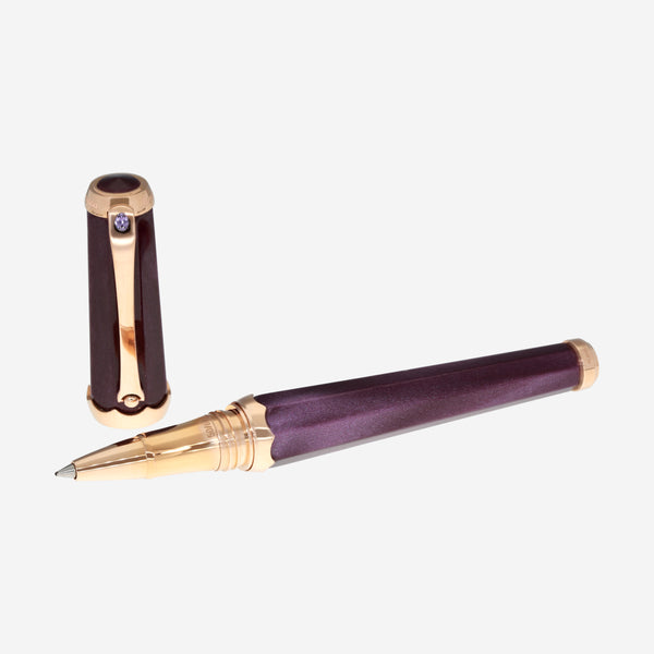 Montegrappa Piccola Gemma 18K Rose Gold Limited Edition Rollerball Pen ISPGCRRL
