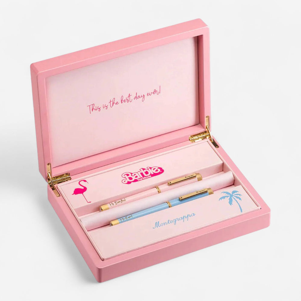 Montegrappa Barbie The Movie Icon Signature Limited Edition Fountain Pen Set (M) ISZEB33Y