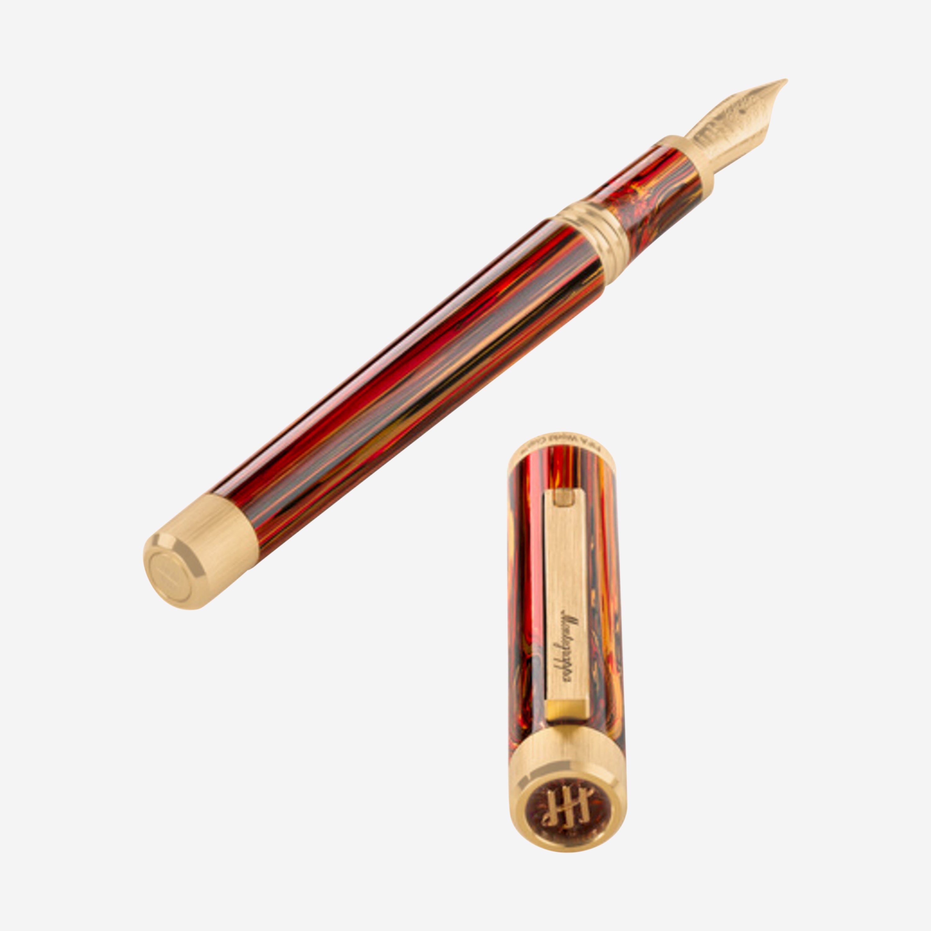 Montegrappa FIFA Classics Germany Red Resin Fountain Pen (F) ISZEF24Y_G - THE SOLIST