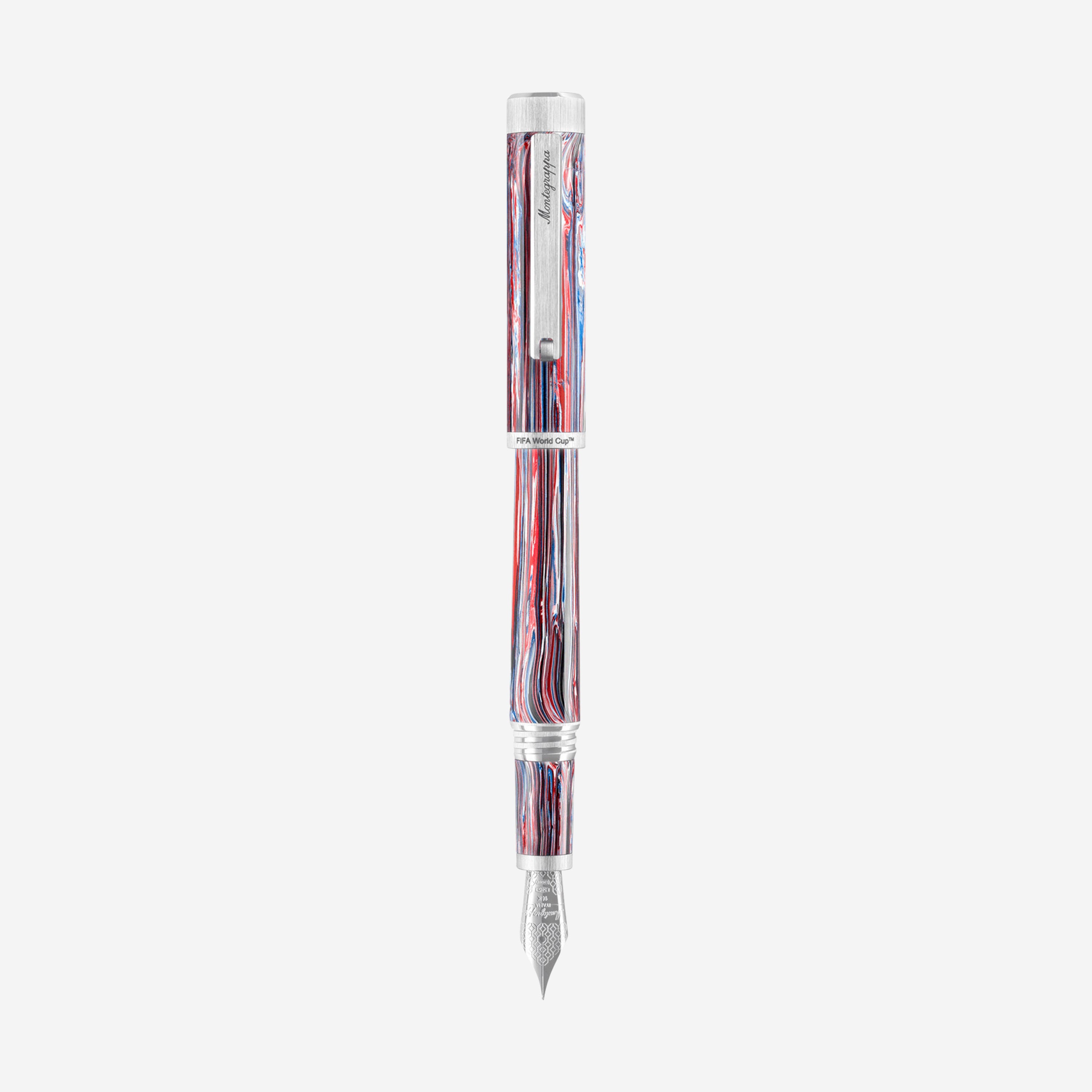 Montegrappa FIFA Classics France Multicolor Resin Fountain Pen (M) ISZEF34P_F - THE SOLIST