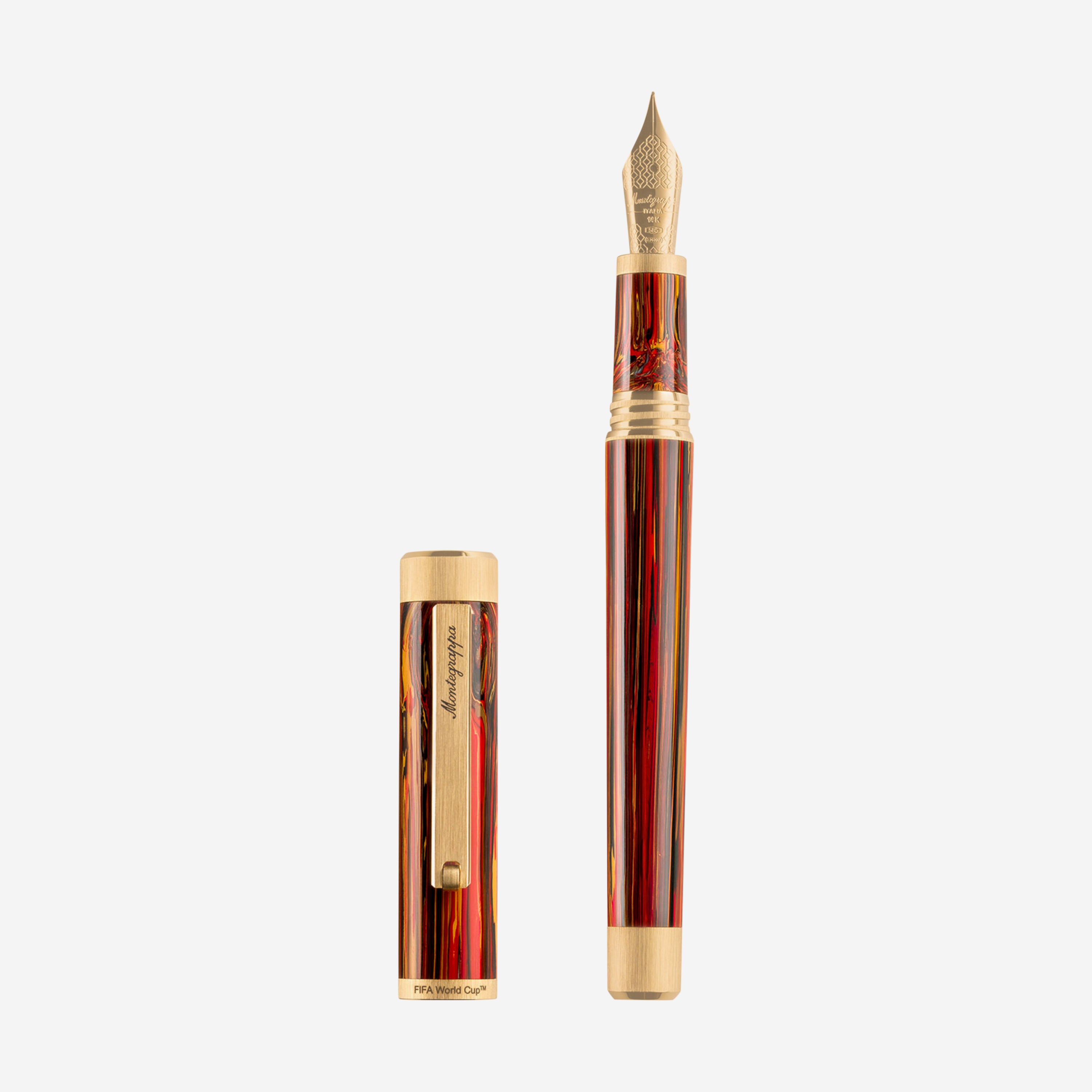 Montegrappa FIFA Classics Germany Red Resin Fountain Pen (M) ISZEF34Y_G - THE SOLIST