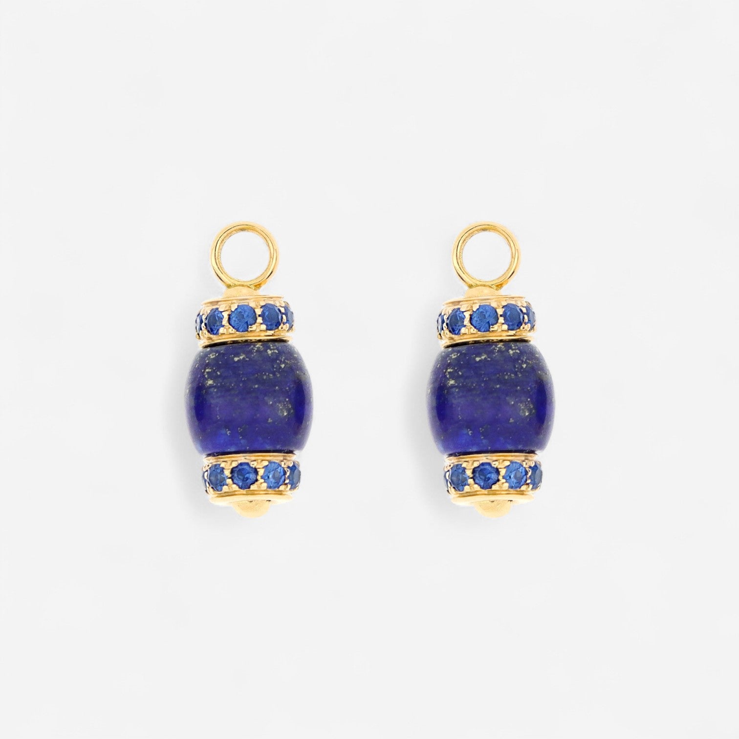 Tavanti Le Carrousel 18K Yellow Gold Lapis Lazuli & Sapphire Drop Earrings JF-75-1193-LA-BS-Y-52
